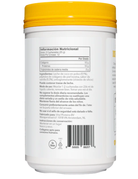 Vital Proteins Collagen Creamer Vainilla 305 Gramos