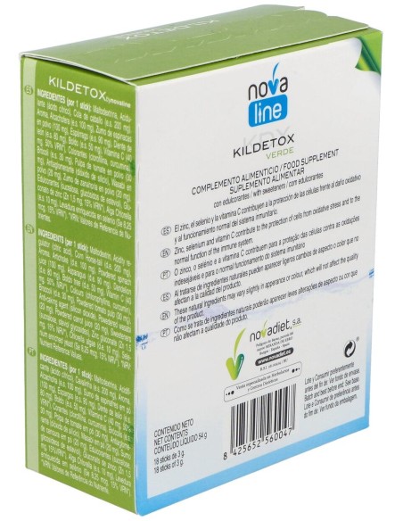 Kildetox Verde Depurativo 18 Sticks