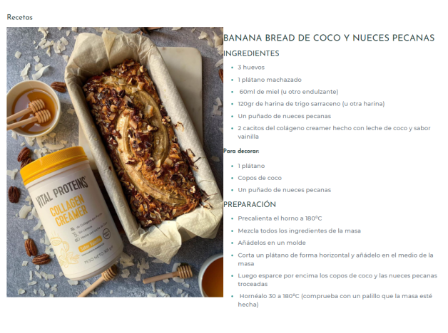 Vital Proteins Collagen Creamer Vainilla 305...