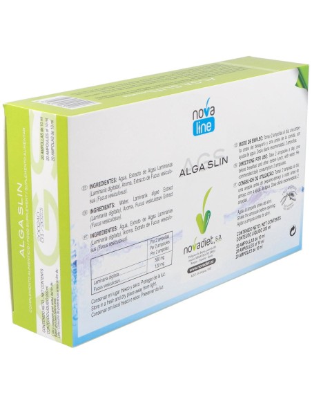 Novadiet Alga-Slin 20 Ampollas