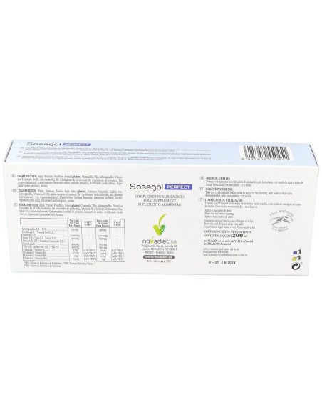 Novadiet Sosegal Perfect 20 Viales