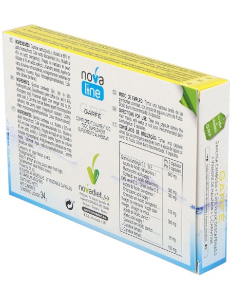 Novadiet Garfe 60 Cápsulas