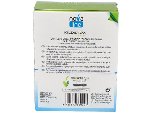 Kildetox Verde Depurativo 18 Sticks