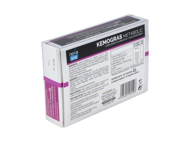 Novadiet Kemogras Metabolic 30 Cápsulas Vegetales