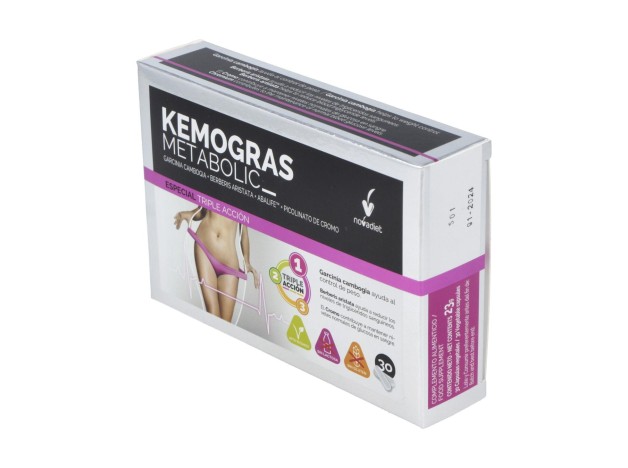 Novadiet Kemogras Metabolic 30 Cápsulas Vegetales