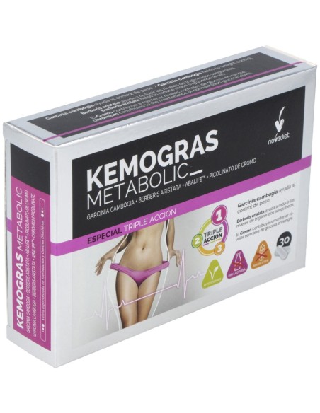 Novadiet Kemogras Metabolic 30 Cápsulas Vegetales