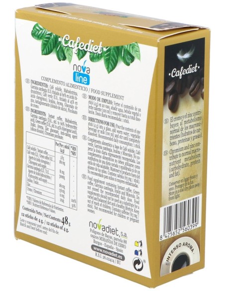 Novadiet Cafediet 12 Sticks