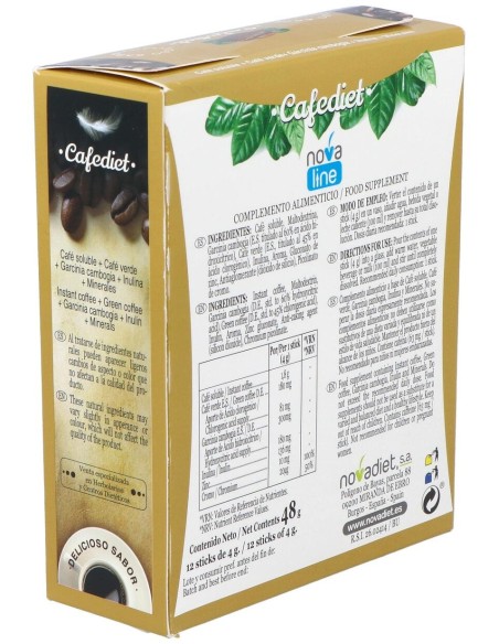 Novadiet Cafediet 12 Sticks