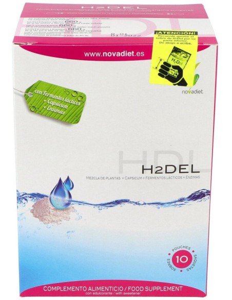 Novadiet H2Del 10 Sobres