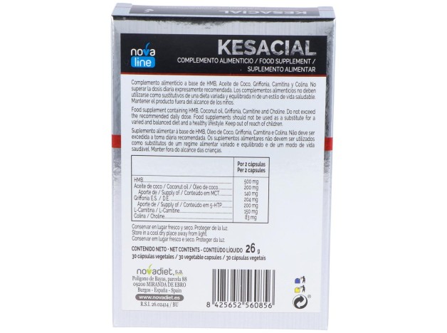 Kesacial - Novadiet - 30 Cápsulas
