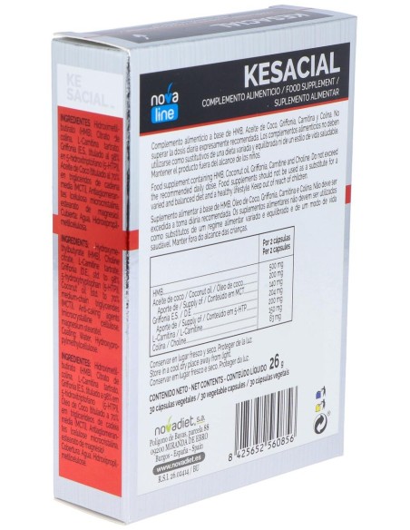 Kesacial - Novadiet - 30 Cápsulas