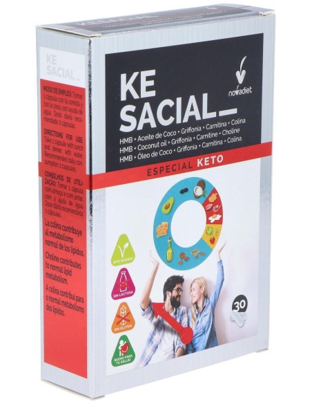 Kesacial - Novadiet - 30 Cápsulas