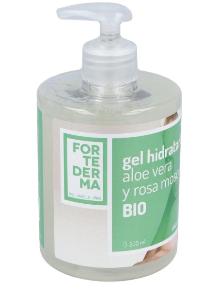 Fortederma Gel Hidratante Aloe Y Rosa Mosqueta Bio 500Ml