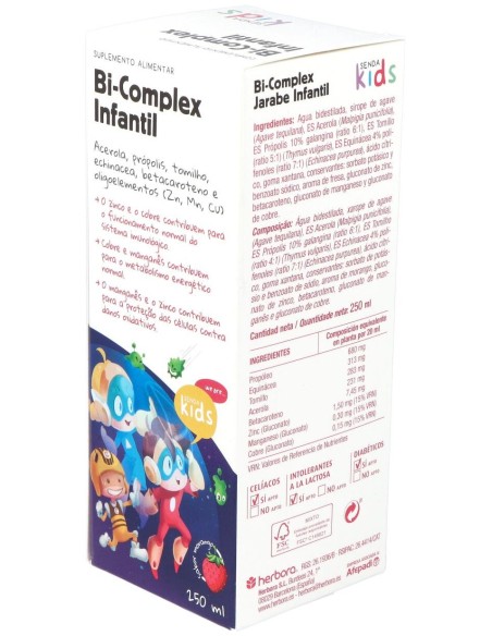 Senda Kids Bicomplex Infantil 250Ml