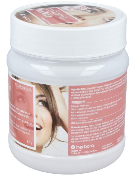 Herbora Colageno Belleza Sabor Fresa 350G