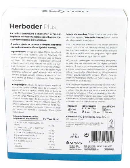 Newme Depur Herboder Plus 20X10Ml