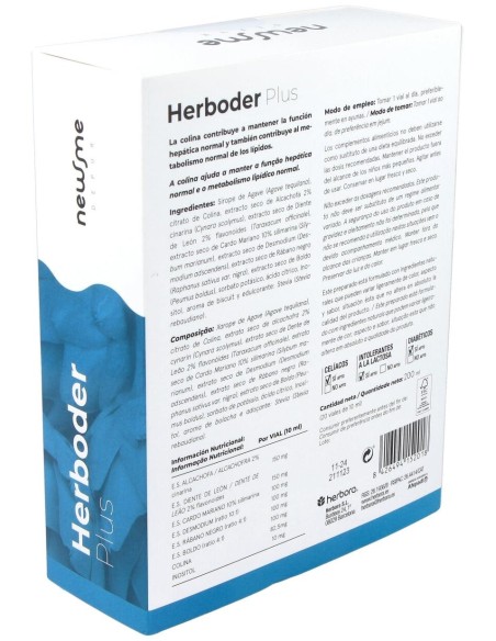 Newme Depur Herboder Plus 20X10Ml