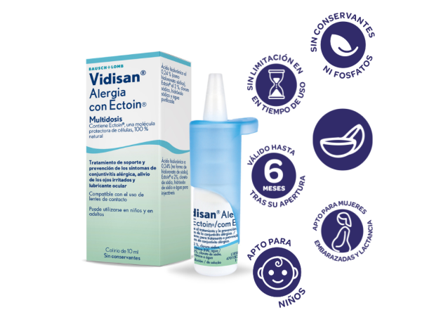 Vidisan Alergia Con Ectoin Colirio Multidosis...