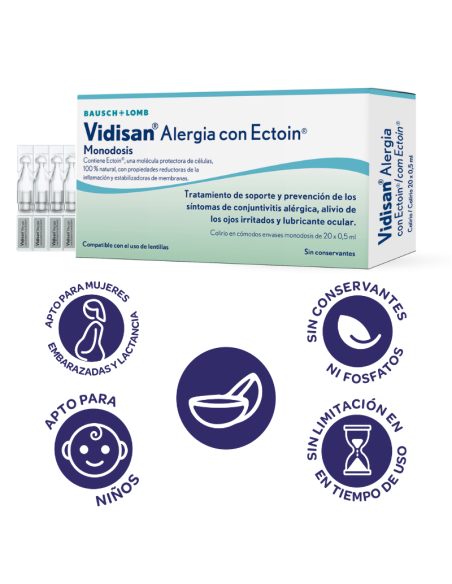 Vidisan Alergia Ectoin 20 Monodosis