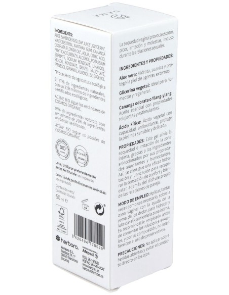 Herbora Dama Gel Hidratante Lubricante Bio 50Ml
