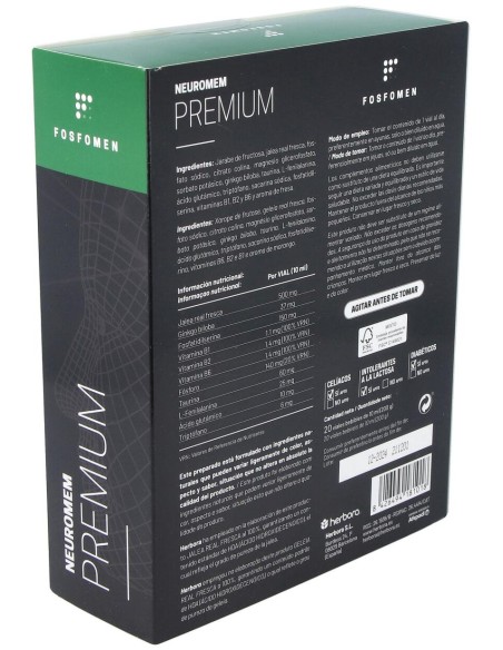 Herbora Neuromen Premium 20 Ampollas