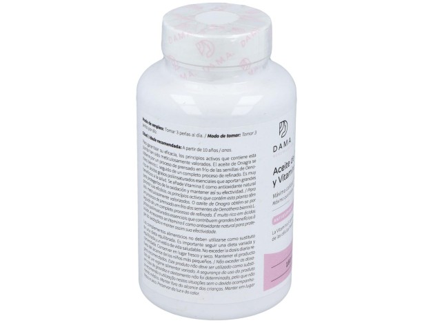 Dama Aceite De Onagra Y Vitamina E 180 Perlas