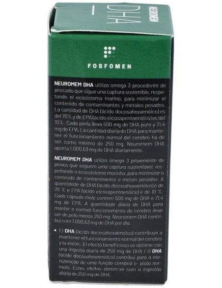 Fosfomen Neuromem Dha 60 Perlas