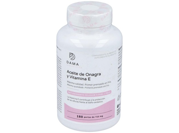 Dama Aceite De Onagra Y Vitamina E 180 Perlas