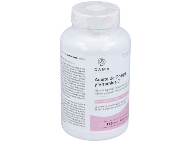 Dama Aceite De Onagra Y Vitamina E 180 Perlas