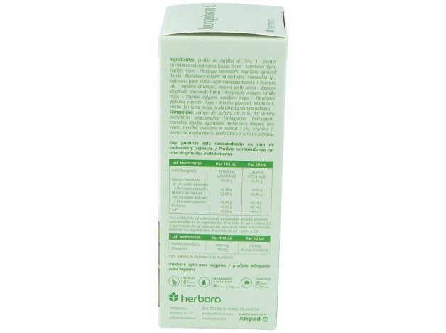 Herbora Herbora Bronquitoran Jarabe 250Ml