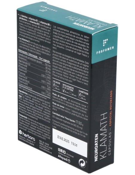Fosfomen Neuroaten Klamath 30Cap.