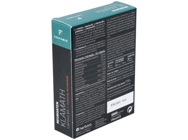 Fosfomen Neuroaten Klamath 30Cap.