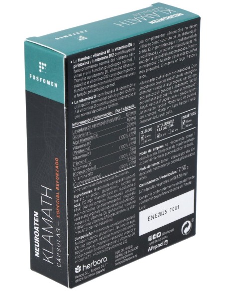 Fosfomen Neuroaten Klamath 30Cap.