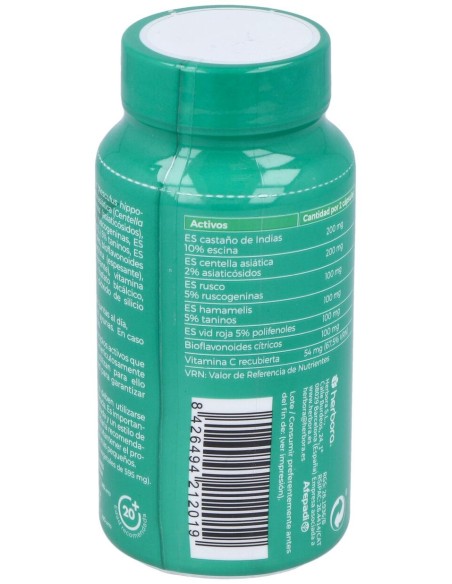 Opticir Castaño-Centella-Ruscus-Vid-Hamameli 60Cap