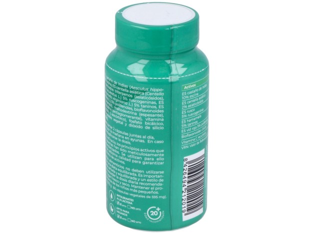 Opticir Castaño-Centella-Ruscus-Vid-Hamameli 60Cap