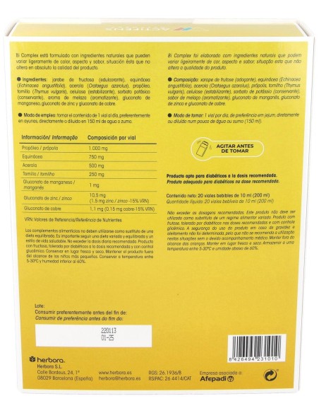 Actifens Bi Complex 20Amp.