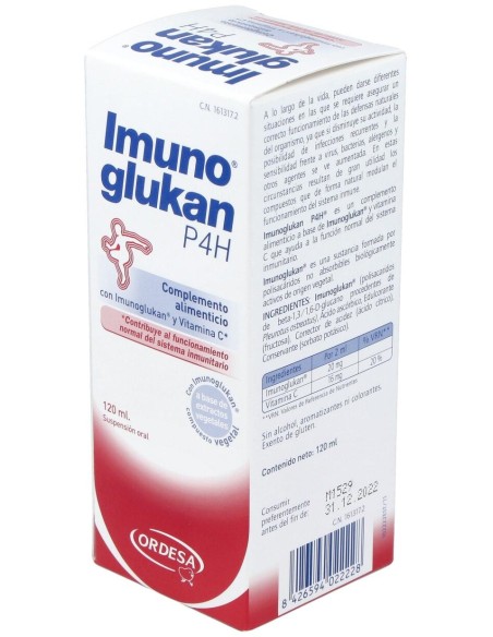 Ordesa Imunoglukan P4H Suspensión, 120 Ml