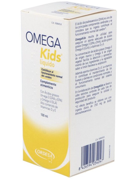 Ordesa Kids Omegakids Líquido Limón 100Ml