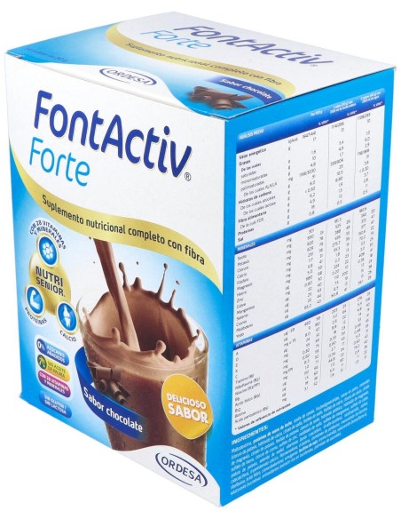 Fontactiv Forte Sabor Chocolate 30G 14 Sobres