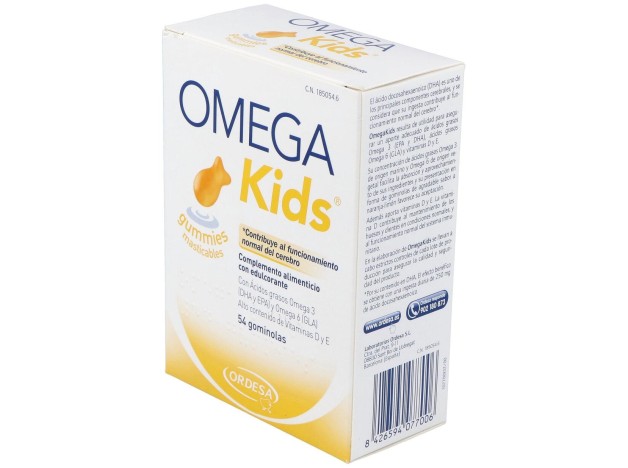 Omegakids Gummies Masticables, 54 Uds