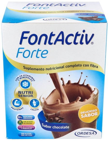 Fontactiv Forte Sabor Chocolate 30G 14 Sobres