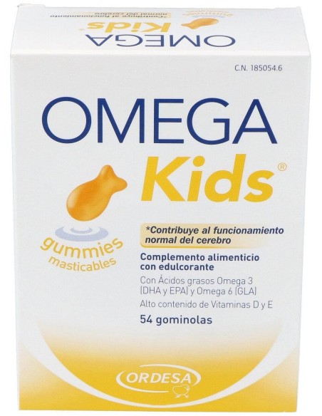 Omegakids Gummies Masticables, 54 Uds
