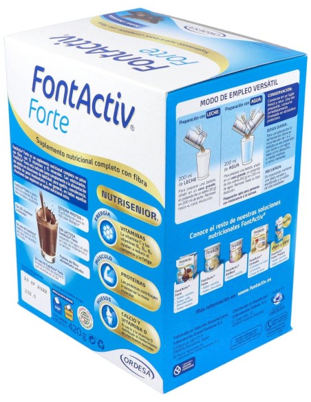 Fontactiv Forte Sabor Chocolate 30G 14 Sobres
