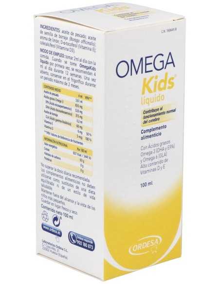 Ordesa Kids Omegakids Líquido Limón 100Ml