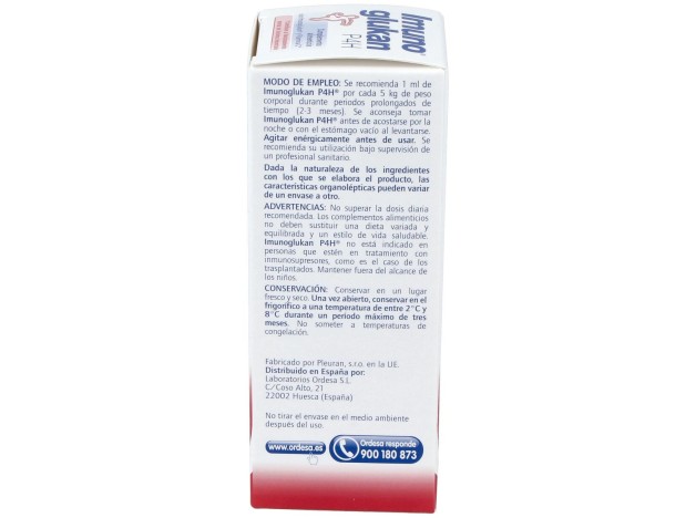 Ordesa Imunoglukan P4H Suspensión, 120 Ml