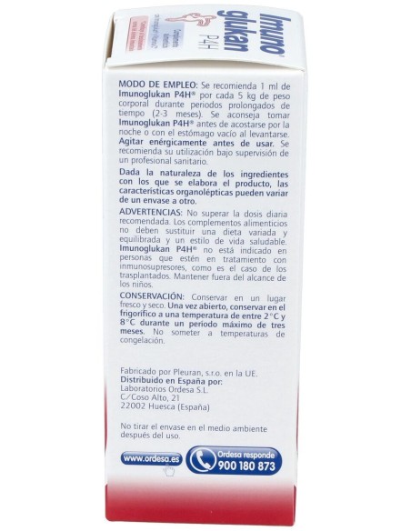 Ordesa Imunoglukan P4H Suspensión, 120 Ml