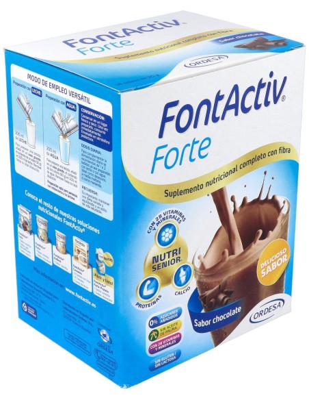 Fontactiv Forte Sabor Chocolate 30G 14 Sobres