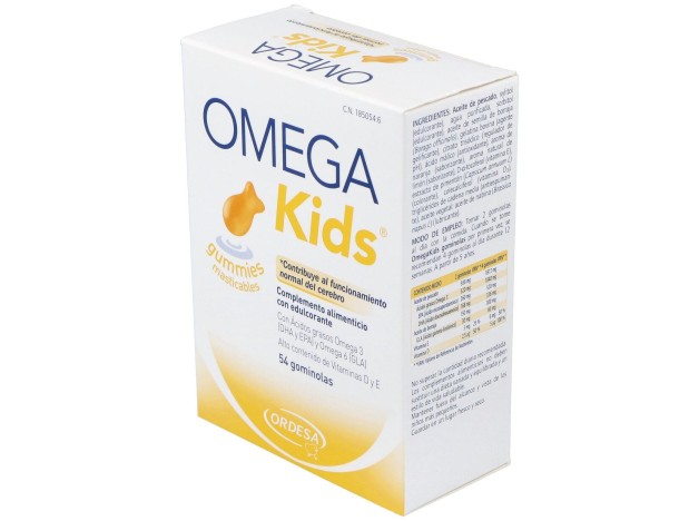 Omegakids Gummies Masticables, 54 Uds