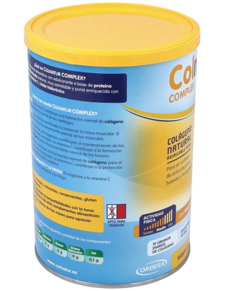 Colnatur Complex Sabor Vainilla Gourmet, 330 G