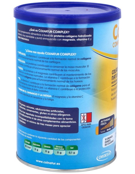 Colnatur Complex Sabor Muy Neutro, 330 G
